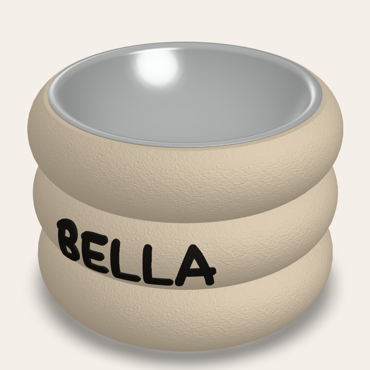 Ring bowl stand Medium from above