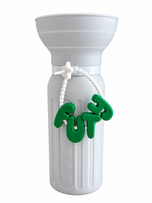 Customizable Collapsible Dog Water Bottle & Bowl – 620ml