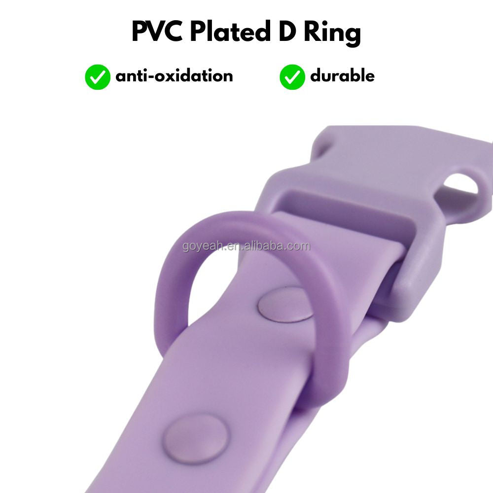 Waterproof Personalised Dog Collar – Plastic Buckle