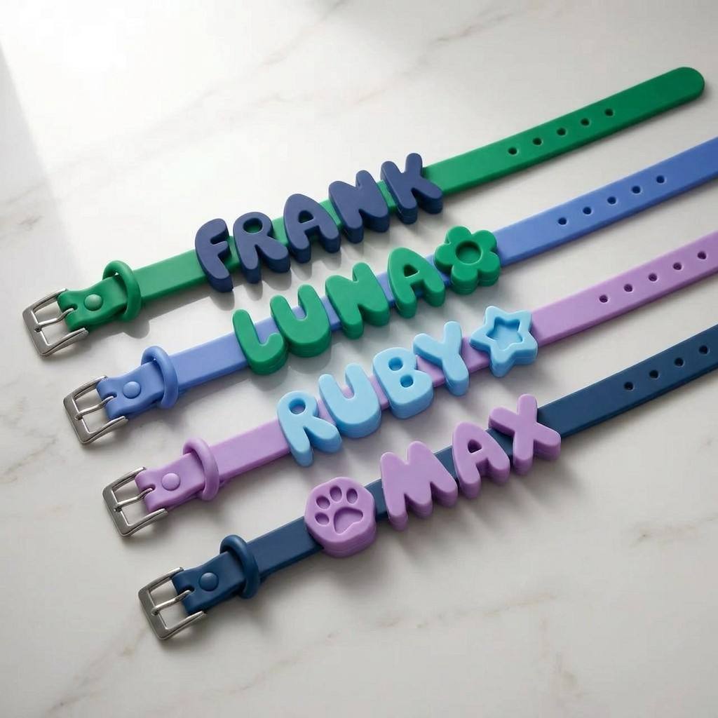 Personalised Dog Collar – Metal Buckle