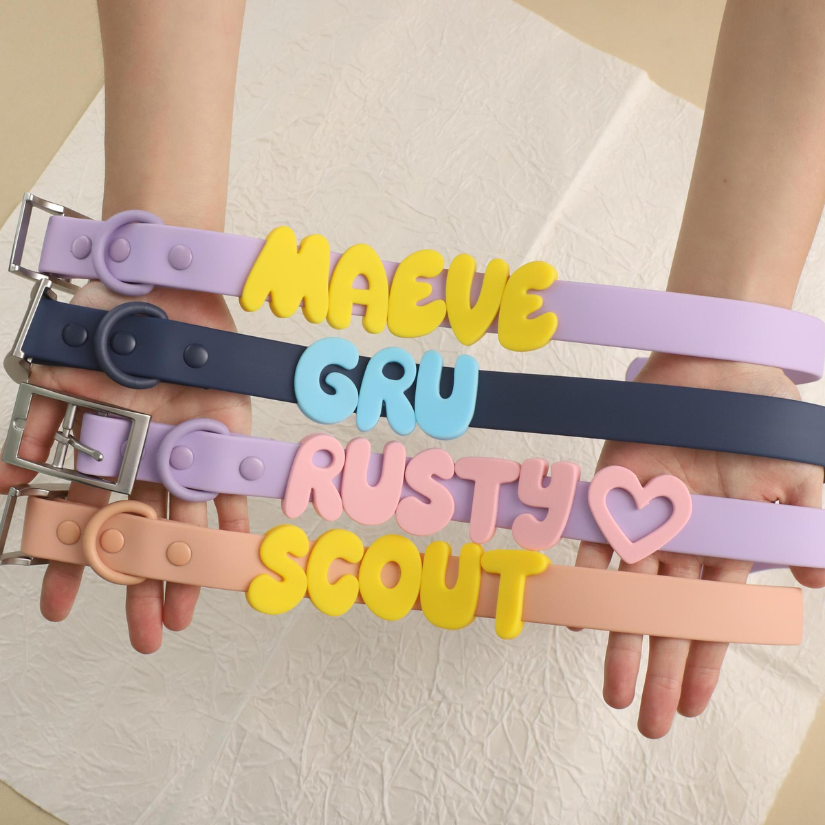 Personalised Dog Collar – Metal Buckle