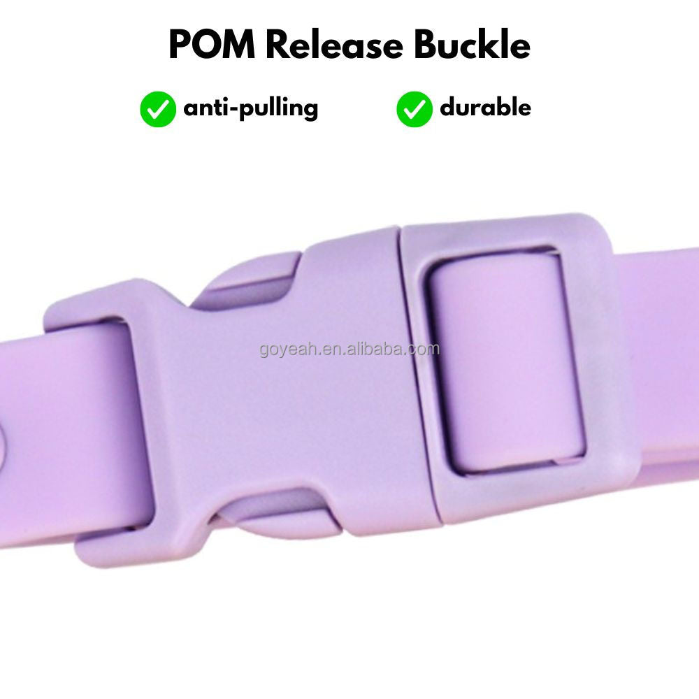 Waterproof Personalised Dog Collar – Plastic Buckle