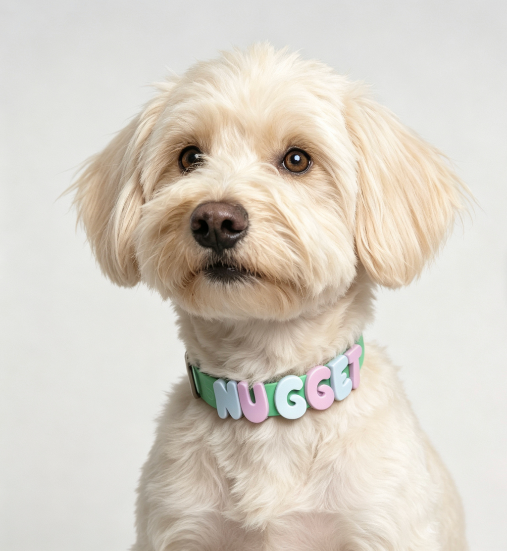 Personalized Dog Collar — Custom Name Letters