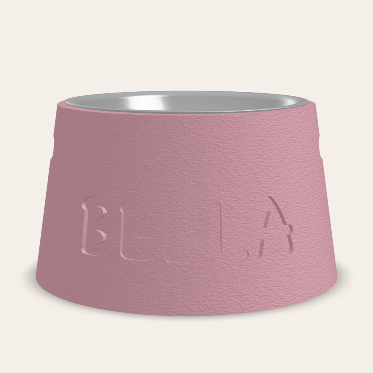 Cone bowl stand Pink, name engraved