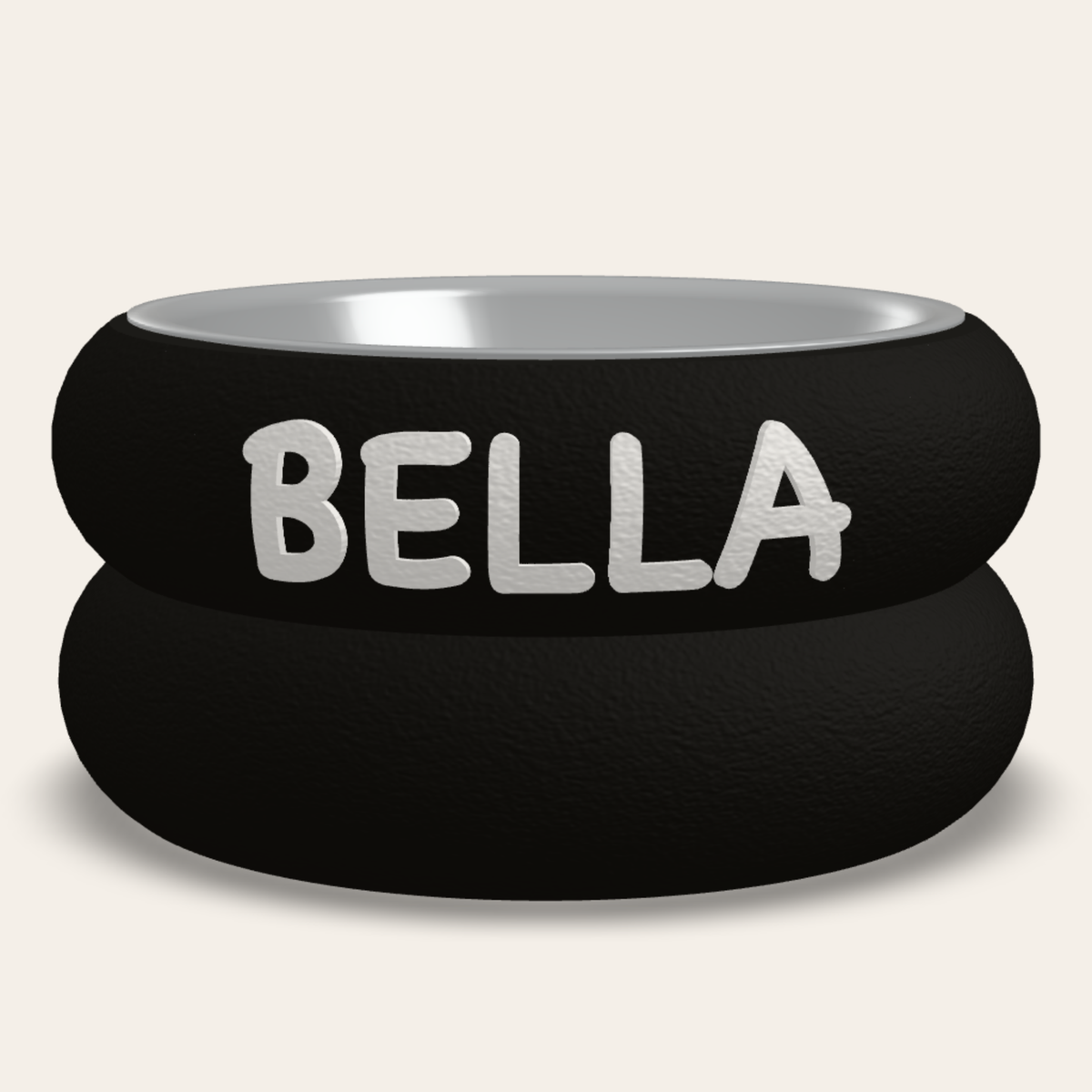 Rings bowl stand Small Black