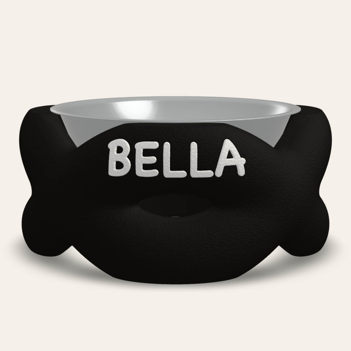 Braid bowl stand Medium Black