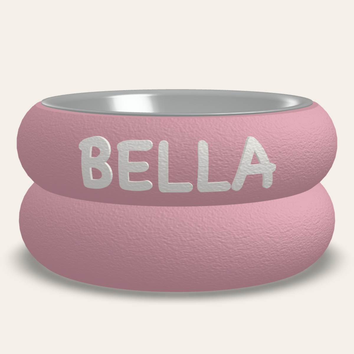 Rings bowl stand Small Pink