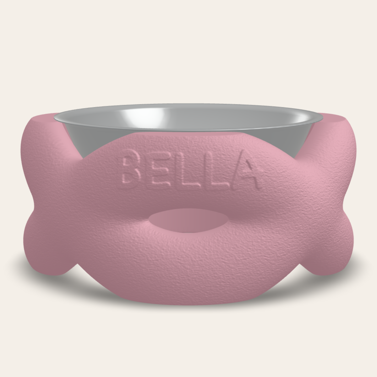 Braid bowl stand Medium Pink