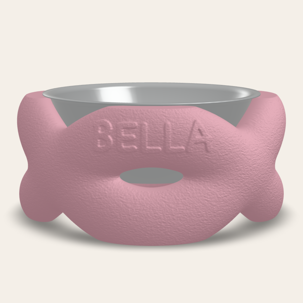 Braid bowl stand Small Pink
